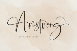 Amstrong Script: A Timeless Font for Elegant Design Projects