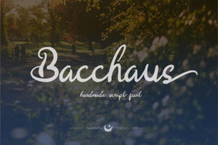 Bacchaus Script: A Stylish Font for Personalized Design Projects