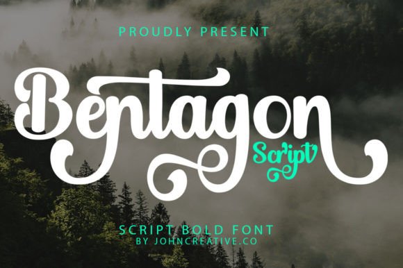 Bentagon Script: A Timeless Font for Creative Expression