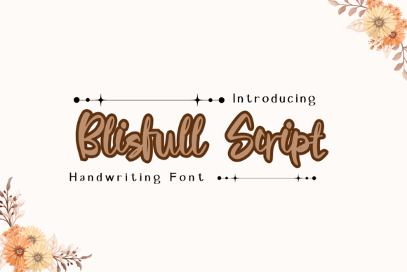 Blisfull Script: A Font for Elegance and Calm