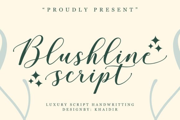 Blushline Script: A Versatile Calligraphy Font for Creative Projects