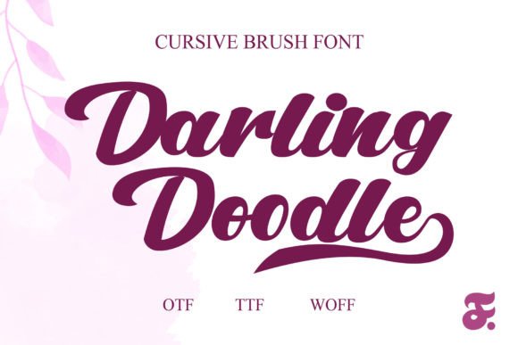 Darling Doodle Script: A Whimsical Font for Creative Expression