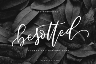 Discover the Beauty of Besotted Script: A Feminine Calligraphy Font for Modern Branding and Creativity