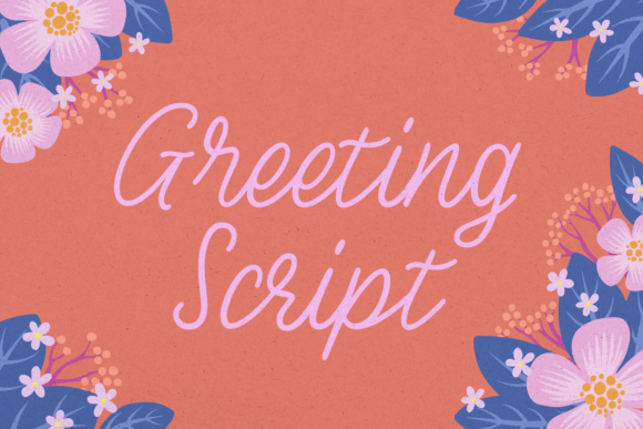 Greeting Script: A Versatile Hand-Lettered Font for Creative and Professional Projects