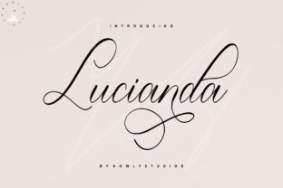 Lucianda Script: Elevating Design with Elegant Calligraphy