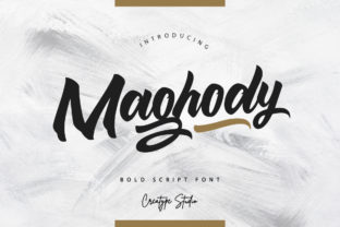 Maghody Script: A Bold and Natural Typeface for Creative Projects