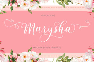 Marysha Script: A Modern Feminine Font for Creative Expression