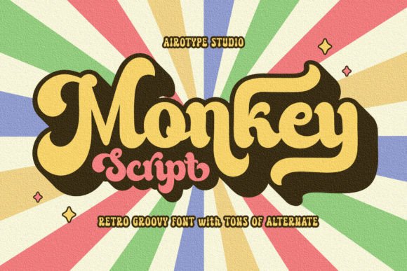 Monkey Script: A Bold Handwritten Font for Creative Projects