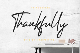 Thankfully Script: A Handwritten Font That Adds Personality to Your Designs