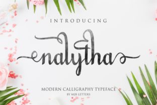 The Artistry of Nalytha Script: A Luxurious Font for Modern Design