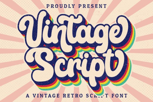 Vintage Script: A Timeless Font for Creative Projects